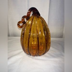 Home Decor Glass Pumpkin